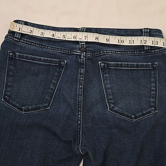 PRANA Women’s Organic Cotton Dark Wash Skinny Jeans size 4 /27 - Picture 3 of 8